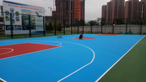 漯河沙澧河塑胶篮球场_河南省奥新体育场设施工程