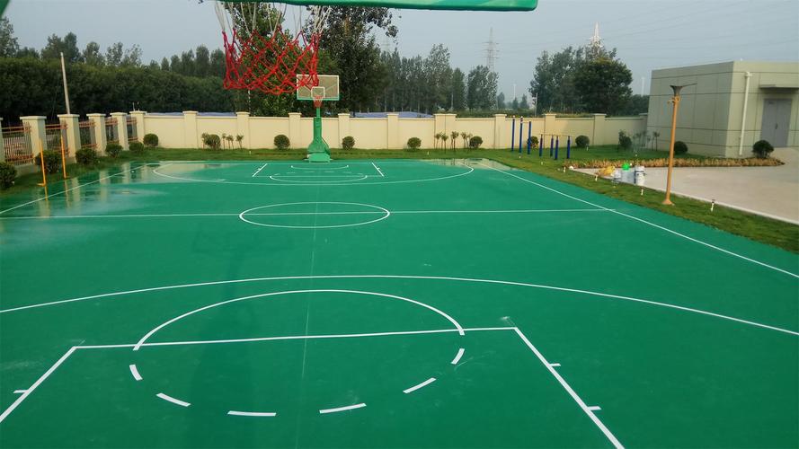 塑胶丙烯酸球场材料_河南省奥新体育场设施工程